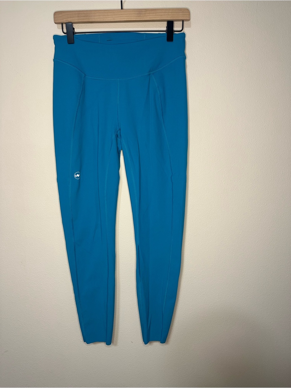 Janji womens groundwork knit tights blue teal size medium running outdoor